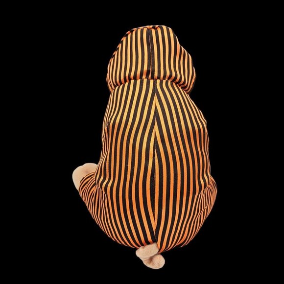 Toy Factory Pig BABE 8" Orange Black Halloween Neck-Tag Stuffed Universal 1995 - Picture 4 of 10